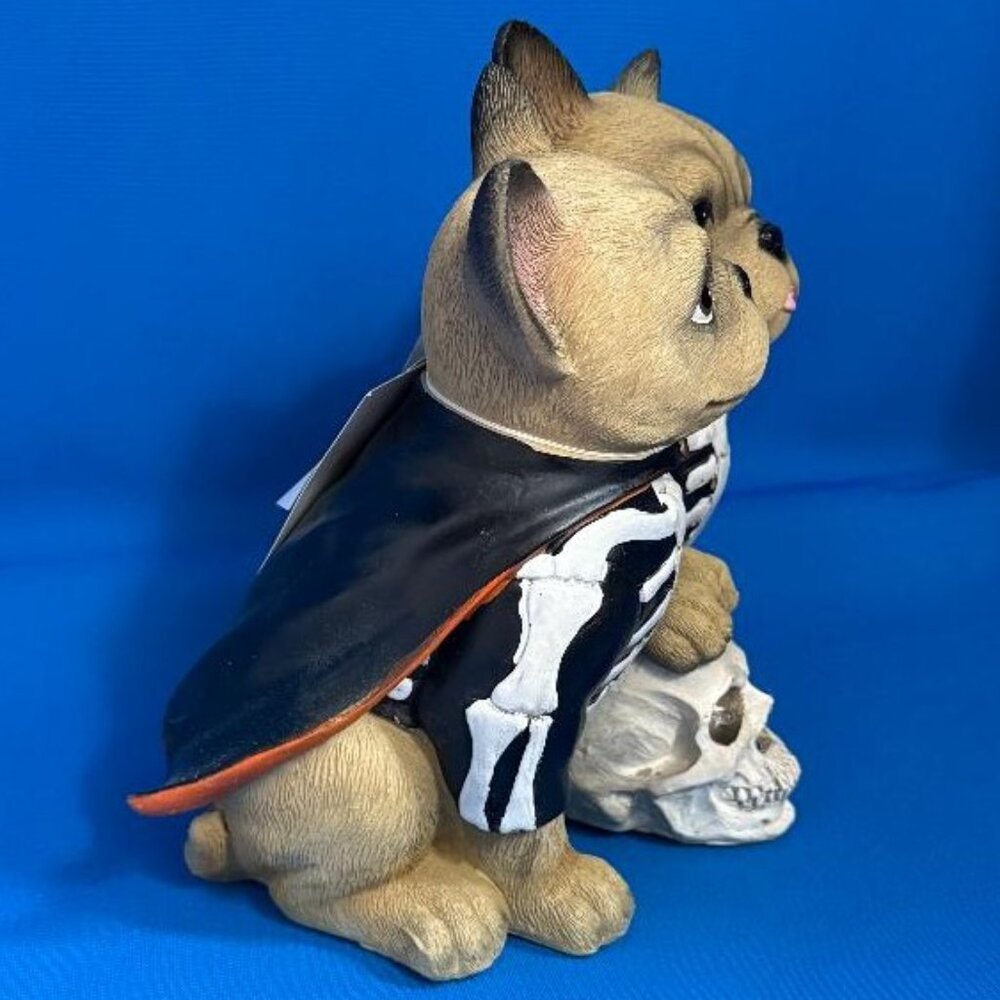 BRAND NEW FRENCHIE FRENCH BULLDOG LIGHT UP HALLOWEEN DECOR / DECORATION / STATUE - Picture 8 of 16